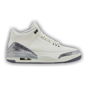Wmns Air Jordan 3 Retro 'Sail Metallic Silver'