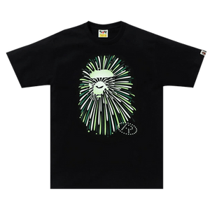 BAPE Ape Head Firework Tee #1 'Black/Green'