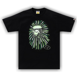 BAPE Ape Head Firework Tee #1 'Black/Green'
