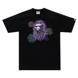 BAPE Ape Head Firework Tee #2 'Black'