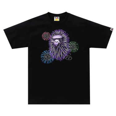 BAPE Ape Head Firework Tee #2 'Black'