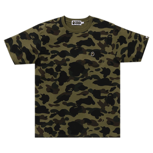 BAPE 1st Camo One Point Tee 'Green'