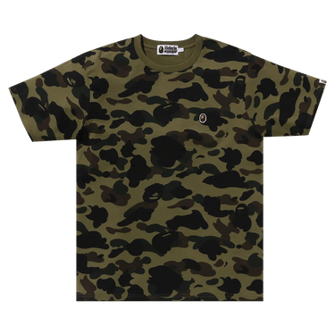 BAPE 1st Camo One Point Tee 'Green'