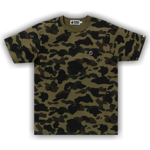 BAPE 1st Camo One Point Tee 'Green'