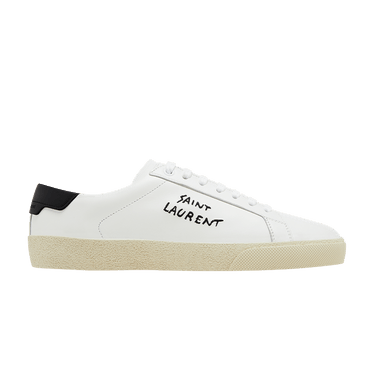 Saint Laurent Wmns Court Classic SL/06 Low 'Optic White Black' 2023