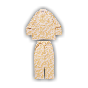 BAPE Valentine Chocolate Camo Pajamas 'Ivory'
