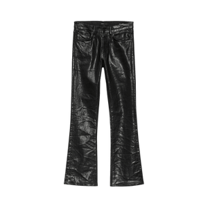 PURPLE BRAND Coated Flare Jeans 'Black'