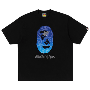 BAPE Line Camo Ape Head Relaxed Fit Tee 'Black'