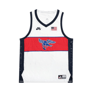 Nike SB Team USA Dri-FIT ADV Sleeveless Skate Jersey 'White/Sport Red/Obsidian/Black'