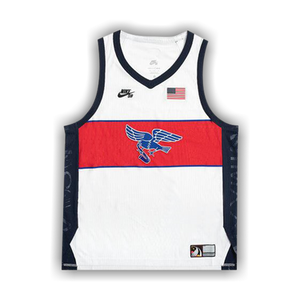 Nike SB Team USA Dri-FIT ADV Sleeveless Skate Jersey 'White/Sport Red/Obsidian/Black'