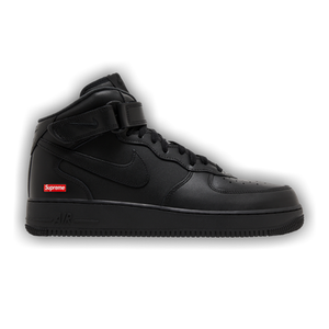 Supreme x Nike Air Force 1 Mid 'Box Logo - Triple Black'