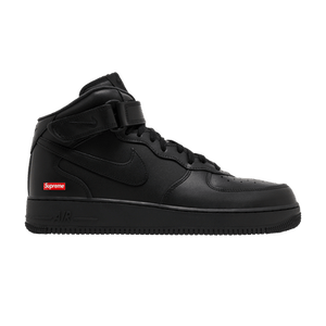 Supreme x Nike Air Force 1 Mid 'Box Logo - Triple Black'