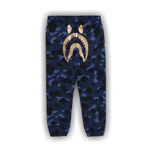 BAPE Color Camo Shark Sweatpants 'Navy'