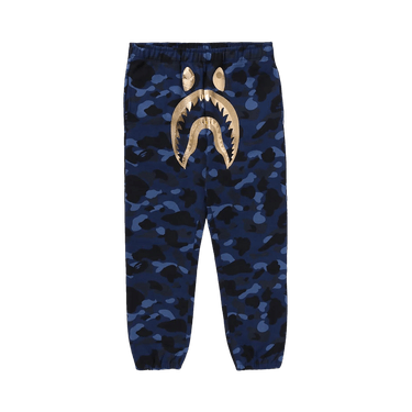 BAPE Color Camo Shark Sweatpants 'Navy'