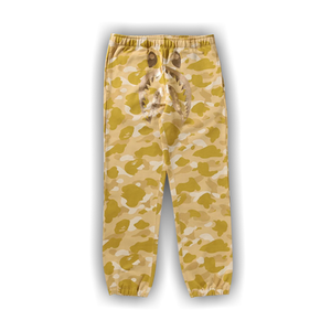 BAPE Color Camo Shark Sweatpants 'Yellow'