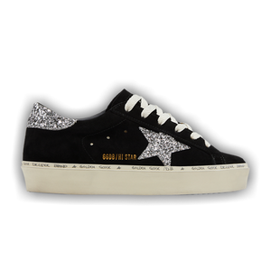 Golden Goose Wmns Hi Star 'Black Silver'