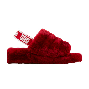 UGG Wmns Fluff Yeah Slide 'Ribbon Red'