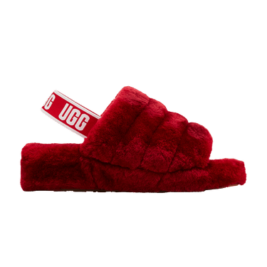 UGG Wmns Fluff Yeah Slide 'Ribbon Red'