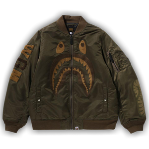 BAPE Shark MA-1 'Olive Drab'