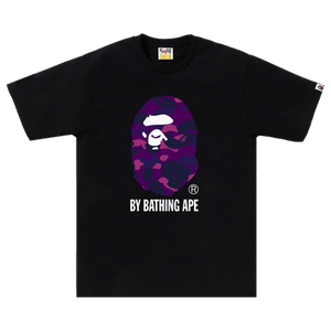 BAPE Color Camo By Bathing Ape Tee 'Black/Purple'