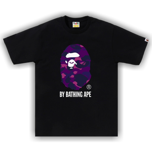BAPE Color Camo By Bathing Ape Tee 'Black/Purple'