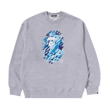 BAPE ABC Camo Ape Head Relaxed Fit Crewneck Sweatshirt 'Grey'