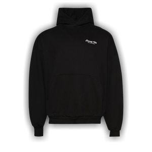 Balenciaga Beverly Hills Oversized Hoodie 'Washed Black/White'