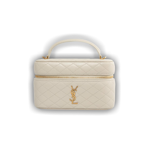 Saint Laurent Mini Gaby Vanity Bag 'Soft Cream'