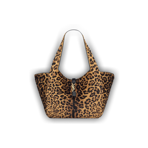 Saint Laurent Le 5 Á 7 Bea Pony Hair Tote Bag 'Manto Natural/Black'