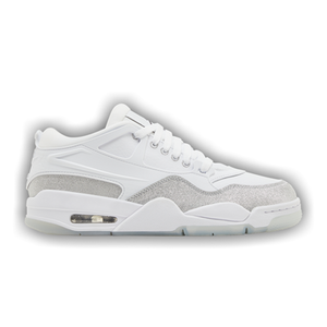 Wmns Air Jordan 4 RM 'White Silver Glitter'