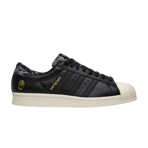 Undefeated x A Bathing Ape x adidas Superstars 80v 'Black'