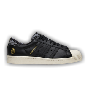 Undefeated x A Bathing Ape x adidas Superstars 80v 'Black'