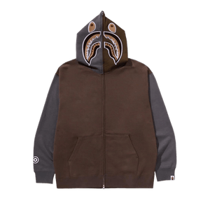 BAPE Shark Full Zip Hoodie #2 'Beige'