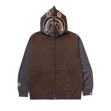 BAPE Shark Full Zip Hoodie #2 'Beige'