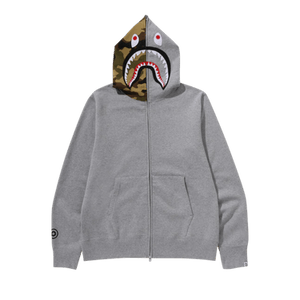 BAPE 1st Shark Full Zip Hoodie 'Grey'