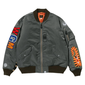 BAPE Shark MA-1 Bomber Jacket 'Olive Drab'
