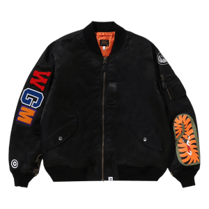 BAPE Shark MA-1 Bomber Jacket 'Black'