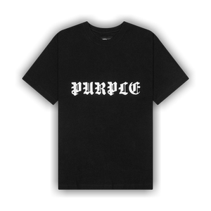 PURPLE BRAND Textured Jersey Short-Sleeve Tee 'Black'