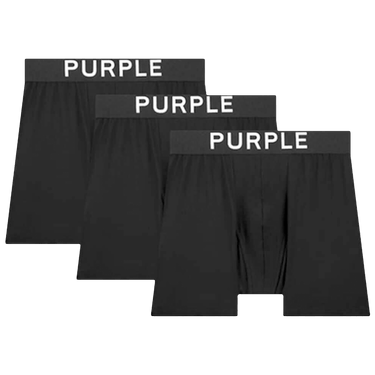 PURPLE BRAND Boxer Brief (3 Pack) 'Black'