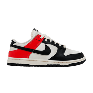Nike Wmns Dunk Low SE 'Black Toe Bright Crimson'