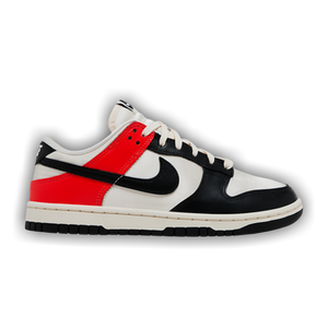 Nike Wmns Dunk Low SE 'Black Toe Bright Crimson'