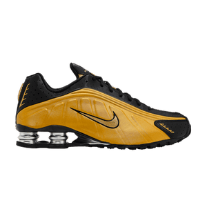 Nike Wmns Shox R4 'Black Metallic Gold'