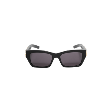 Givenchy Square Sunglasses 'Shiny Black/Smoke'