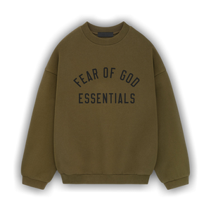 Fear of God Essentials Fleece Crewneck 'Olive'
