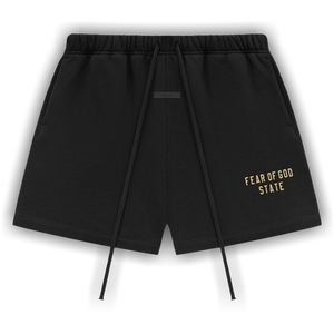 Fear of God Essentials Fleece Soccer Short 'Black'