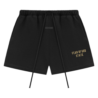 Fear of God Essentials Fleece Soccer Short 'Black'