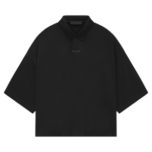 Fear of God Essentials Pique Cropped Polo 'Black'