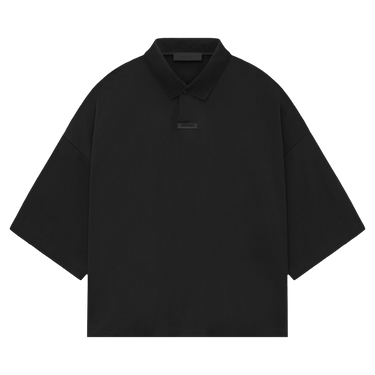Fear of God Essentials Pique Cropped Polo 'Black'