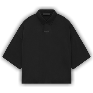 Fear of God Essentials Pique Cropped Polo 'Black'