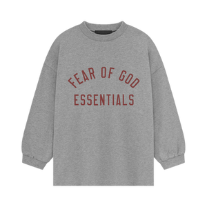 Fear of God Essentials Kids Jersey Long-Sleeve Tee 'Dark Heather'